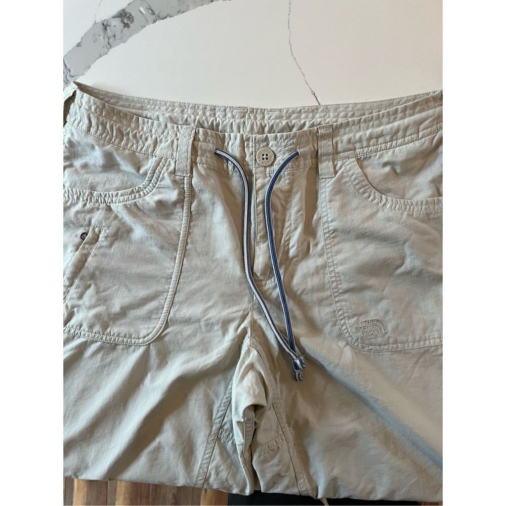 The North Face Women’s Khaki Hiking Pants Adjustable Hem Sz 10 - Picture 2 of 8